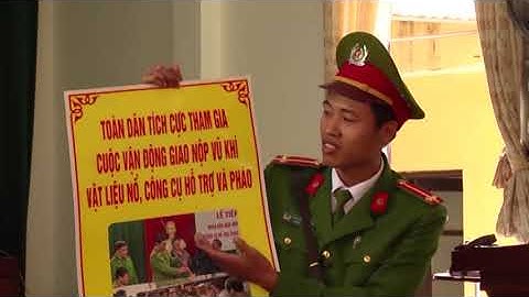 Phimtailieu Đấu tranh với tội phạm vi phạm Pháp luật về vũ khí - vật liệu nổ - công cụ hỗ trợ