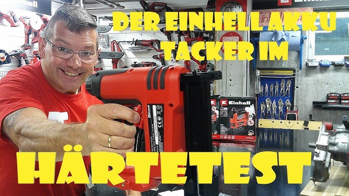 Im Test: Der Einhell Akku-Nagler TE CN 18 Li Solo - YouTube