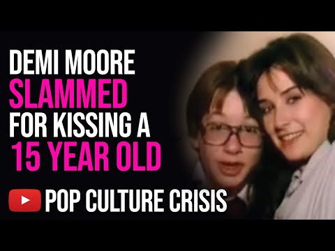 Creepy Video Resurfaces of Demi Moore Kissing Underage Co-Star