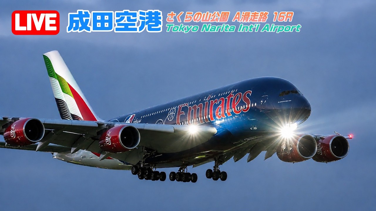 LIVE】2026/08/01 Tokyo NARITA Int'l Airport Plane Spotting 成田