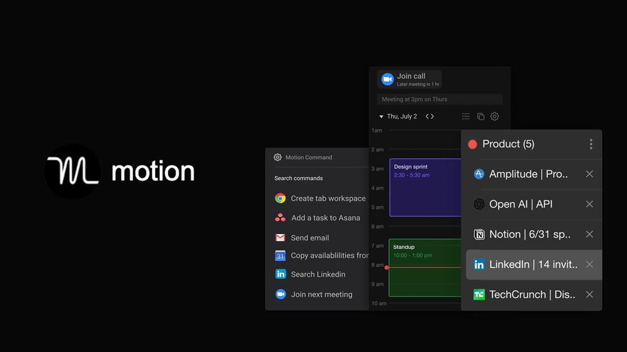 Motion — La meilleure manière de travailler dans Google Chrome