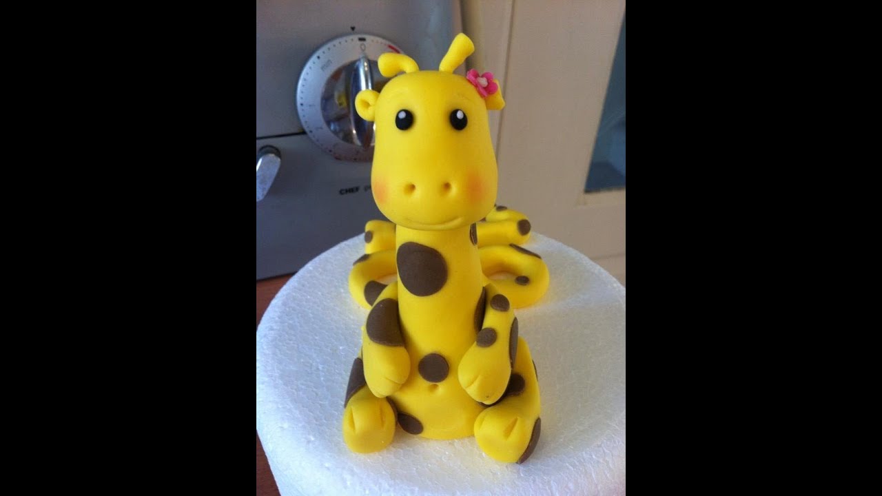 How To Make A Fondant Giraffe Cake Topper How To Make A Fondant Giraffe Cake Topper