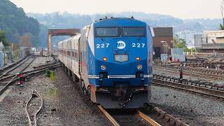 Metro-North and Amtrak: GE P32AC-DM & P42DC Trains at Croton-Harmon