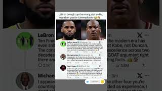 Michael Jordan CLAPS BACK At LeBron James Over GOAT Debate! 🐐🔥