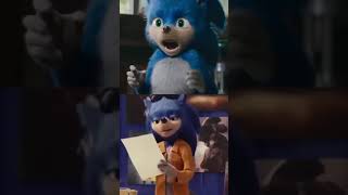 Ugly Sonic vs Original Sonic Movie Design