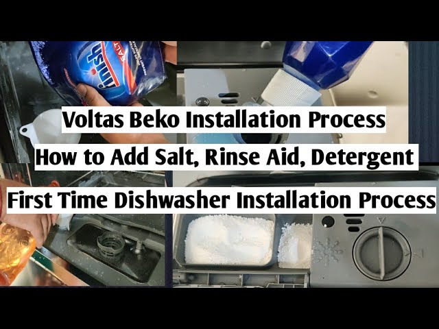 How to add salt to Beko Dishwasher to prevent Limescale build up