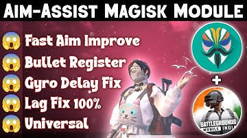Aim Assist Magisk Module like IPhone 13 Pro | Bullet Register Module BGMI & More #AndroidUsers