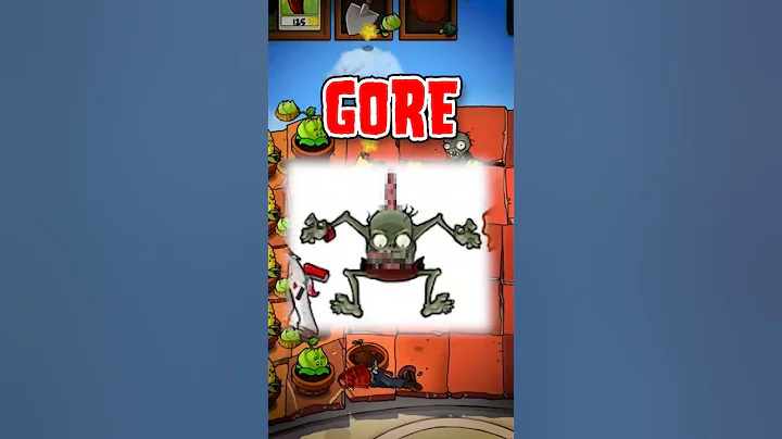PvZ Fact #5: PvZ Almost Had Gore!? #pvz #plantsvszombies #shorts