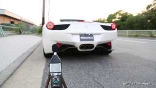 Ferrari 458 spider w/ armytrix exhaust ...