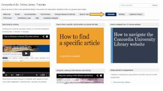 Welcome to the Concordia MEd Online Library