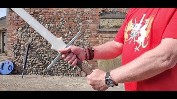 Learn Modern Sword Fighting - two-handed sword skills part 1 Handling The Sword