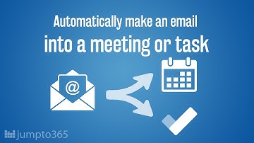 Convert an Outlook email into an appointment or To Do task