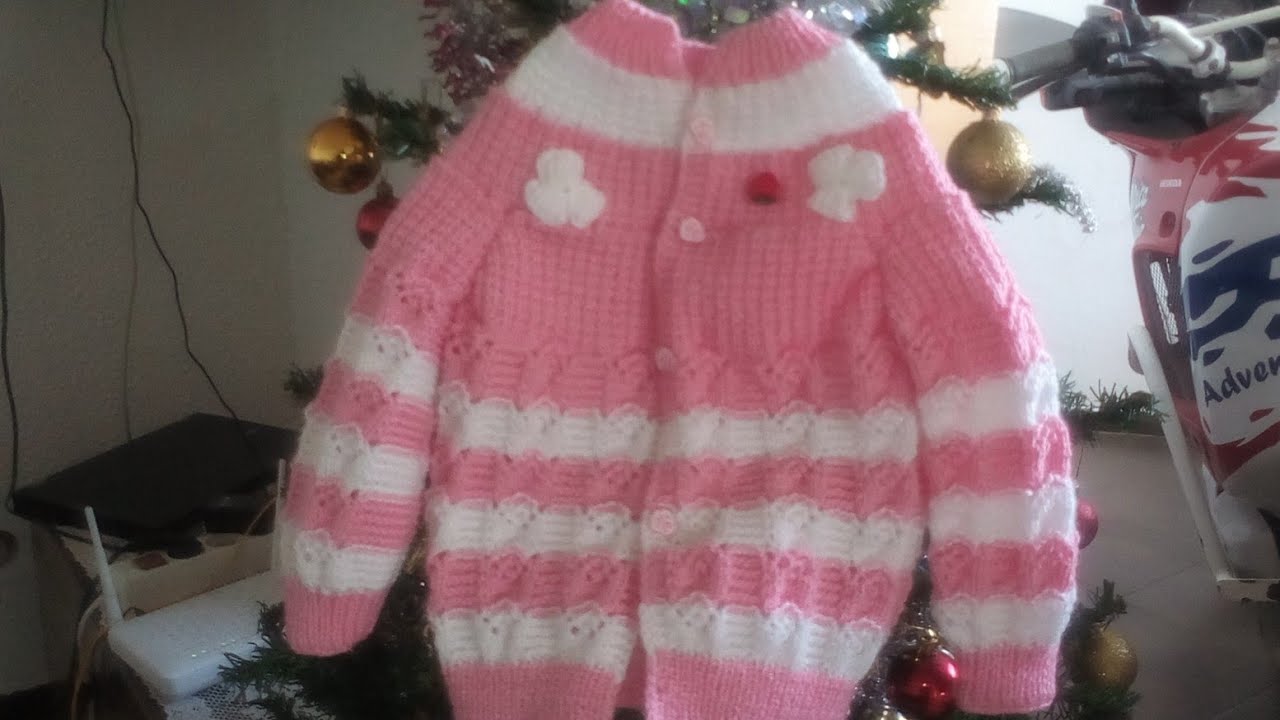 Tuto Gilet Bebe Top Down Au Tricot Au Point Ajoure Pull Bebe Au Tricot Pour Debutante 6 12 Mois 02 Youtube