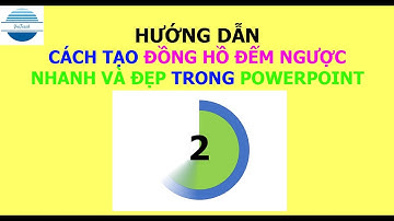 Hướng dẫn tạo ĐỒNG HỒ ĐẾM NGƯỢC nhanh và đẹp trong PowerPoint | VniTeach Channel