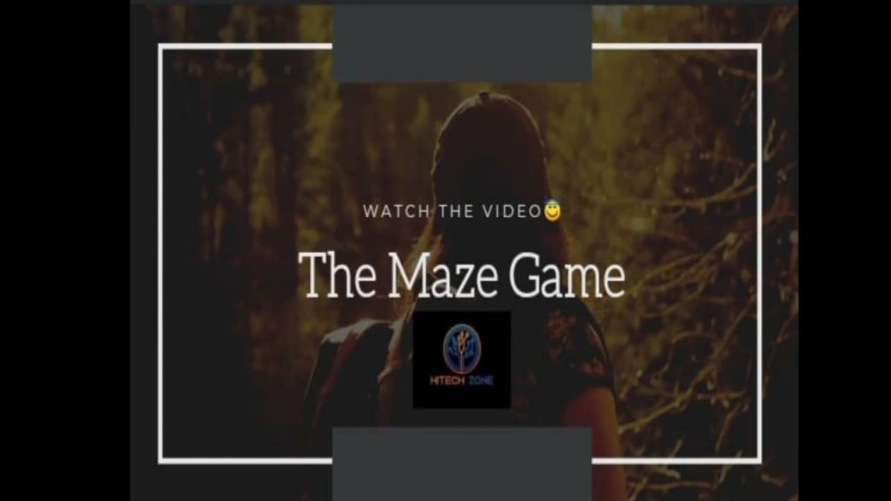 How to make MAZE game by python/pythoncoding/.pyextension... - YouTube