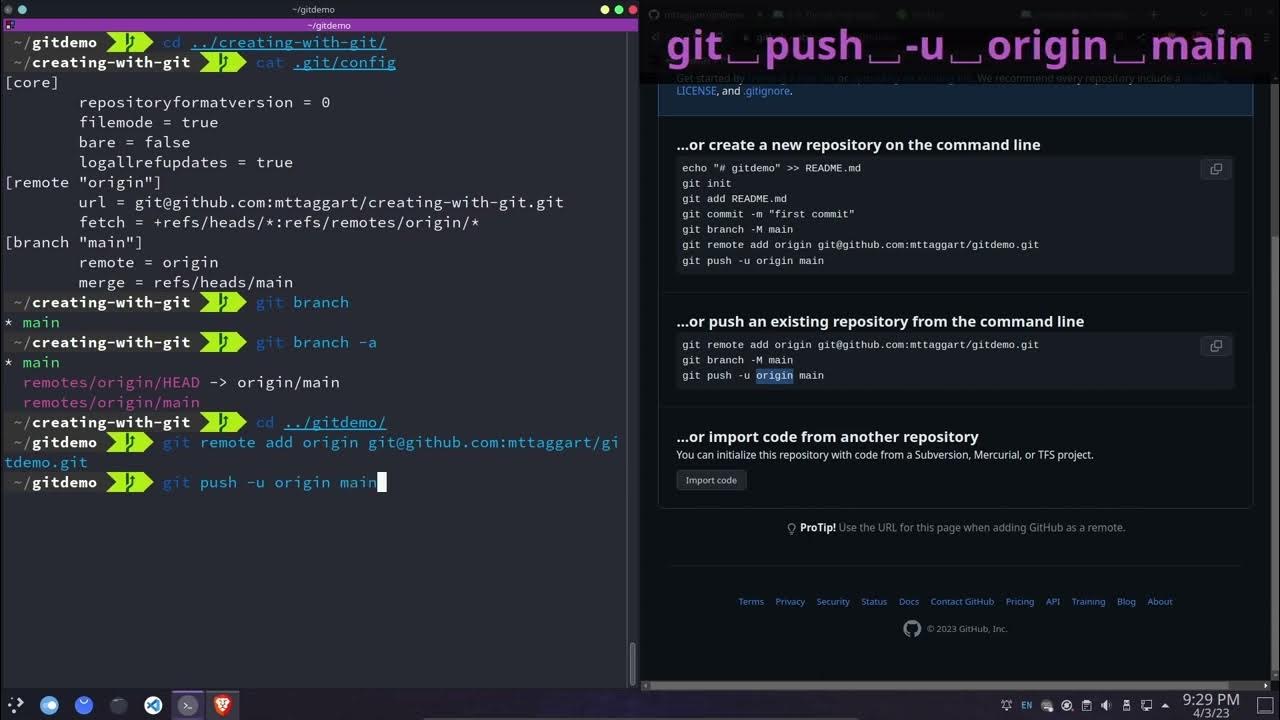Creating With Git 31 Remotes YouTube