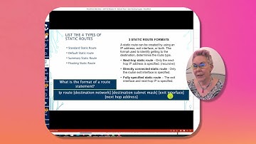 Static Route Types & Formats