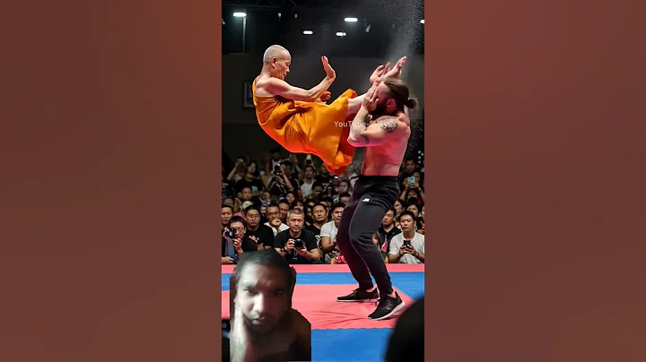 Fight Between monk and UFC fighter 😯😯#ufc #monk #wwe #wrestling #evolvemma #mmaworld #fighter
