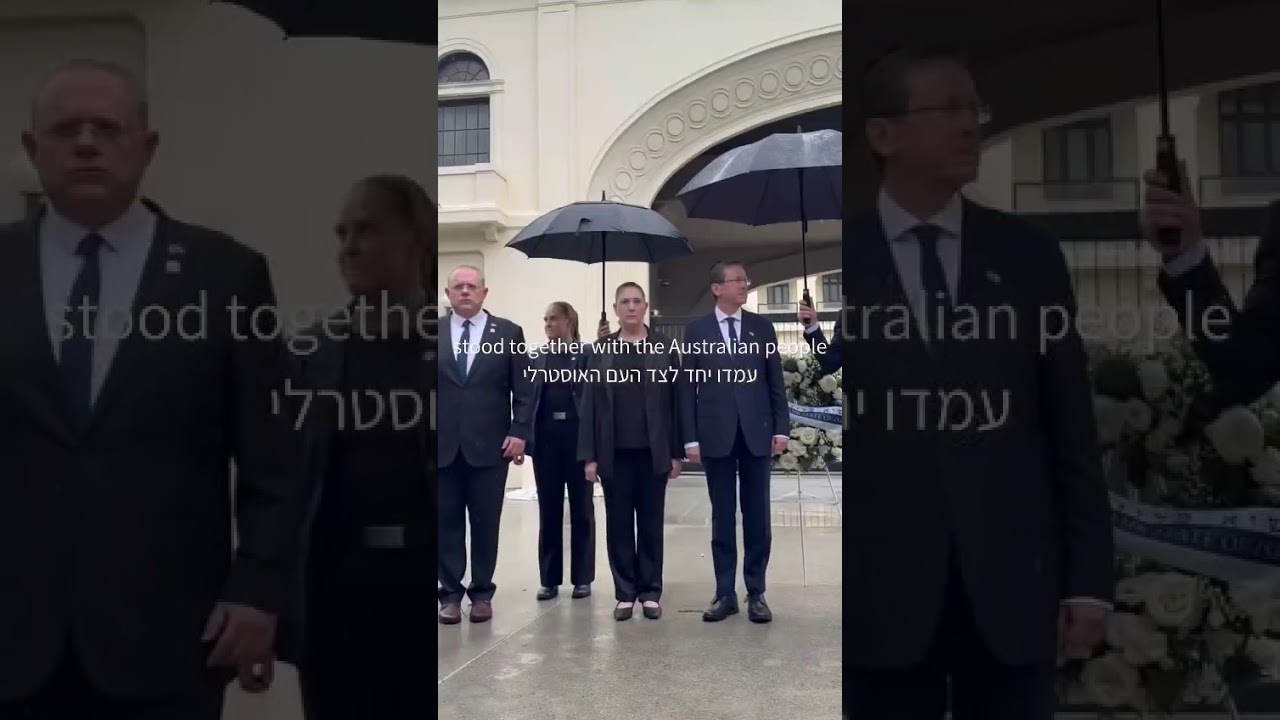 Israel's president Hertzog visits Sydney's Bondi Beach massacre site meets victims' families