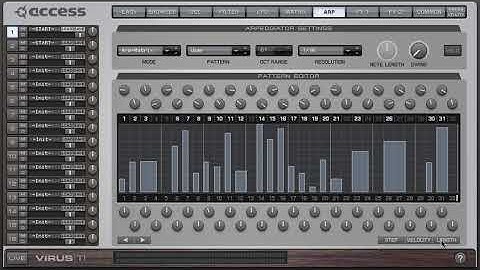 Access Virus Arpeggiator
