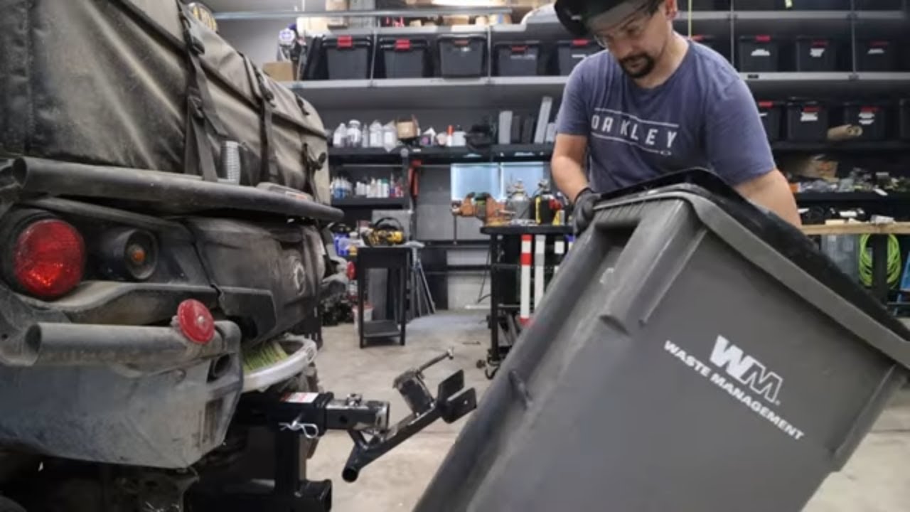 Trash Can Carrier for AVT, Car, SUV or Truck Easy! YouTube
