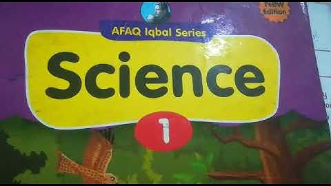 Science, Unit5:Uses of plants||Book Reading page 1||Afaq Iqbal Series Grade 1.