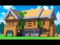 БОЛЬШОЙ КРАСИВЫЙ ОСОБНЯК в Майнкрафт - Как построить дом для выживания в Minecraft