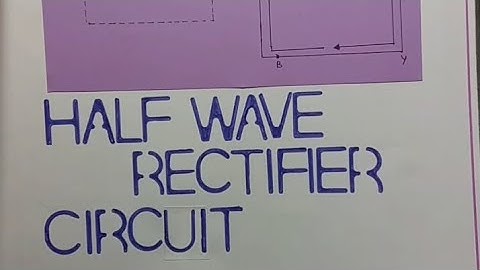 class 12th physics project file | Half Wave Rectifier | Physics project file