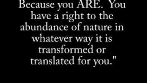 Seth on Your Right to Abundance by Jane Roberts