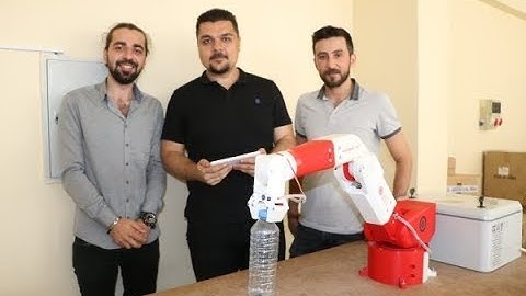 6 Eksenli Bluetooth Kontrollü Endüstriyel Robot Projesi (Sivas Cumhuriyet Üniversitesi)