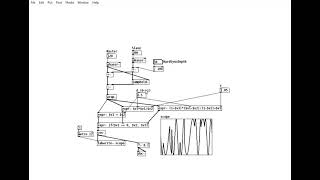PureData hardsync Vector Phase Shaping Synthesis v2