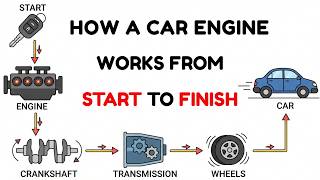 How a Car Engine Works From Start to Finish (In Simple Terms Anyone Can Understand)