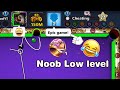 8 ball pool  noob low level on venice  i am very lucky  1st in league