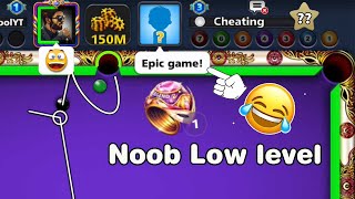 8 ball pool - Noob Low level on Venice 😂 I am very lucky 🤣 1st in league screenshot 4
