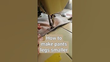 making pants legs smaller #sewing #alteration custom #short video