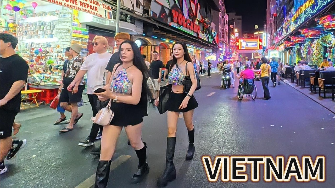 🇻🇳 How is Vietnam now? Saigon nightlife Street Scenes [4K]