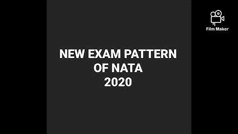 New NATA Exam pattern 2020