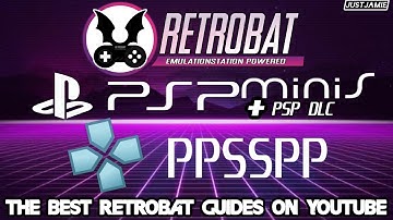 Retrobat ☆ PSP Minis and DLC Setup Guide  #retrobat #psp #emulator