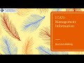 Ican management information decision making