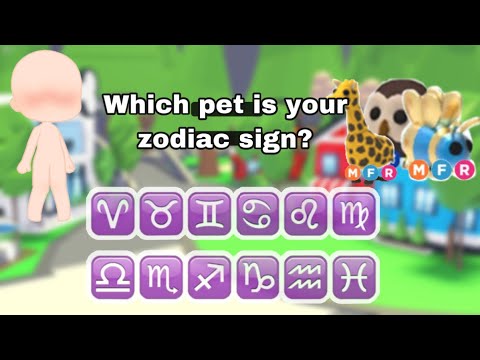 Which Adopt Me Pet Is Your Zodiac Sign Win Free Nfr Unicorn Youtube - zodiac signs as roblox adopt me pets
