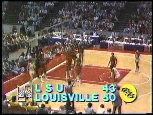 80s Louisville Cardinals 1986 Final Four West Regional 