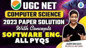 UGC NET Computer Science | UGC NET Paper 2 CS | Software Engineer PYQs by Aditi Mam | JRFAdda