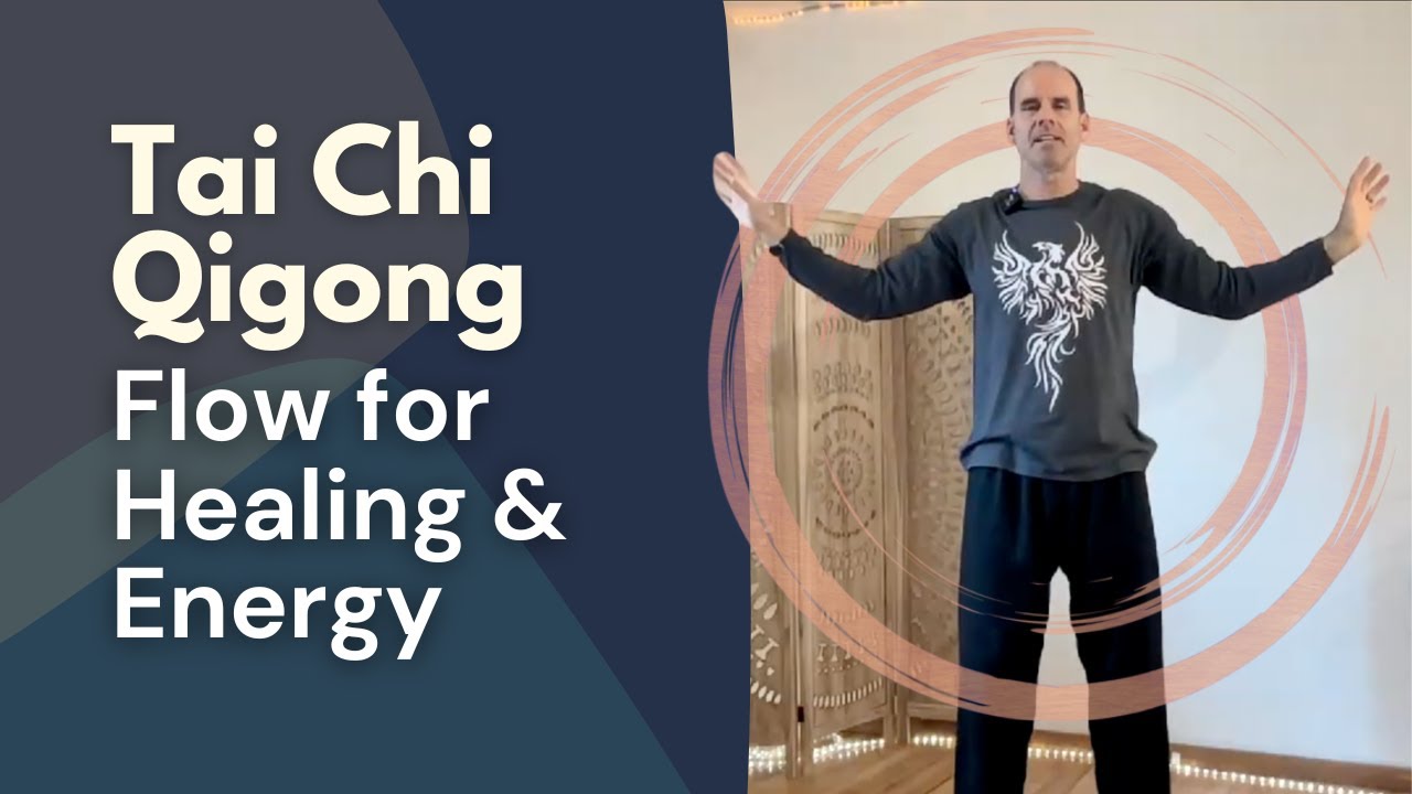 Tai Chi Qigong 18 Movements | Full Flow for Beginners - YouTube