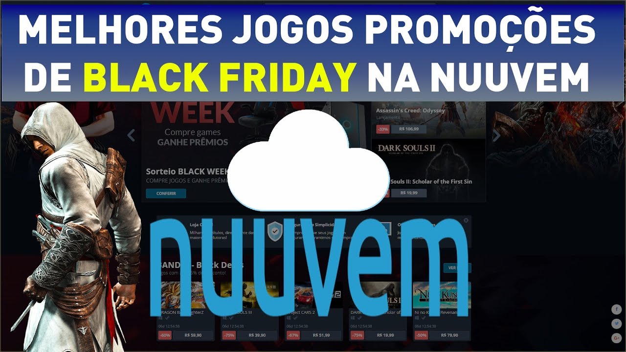 Mais de 3000 Jogos com Até 95% de desconto na Black Week da Nuuvem - Anexo  Geek