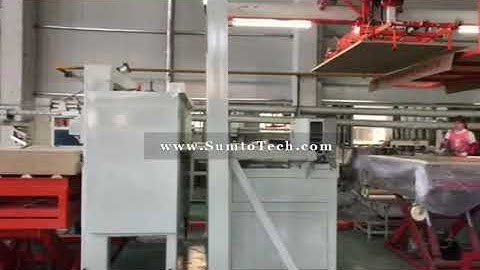particle board/ MDF automatic melamine laminating short cycle hot press line
