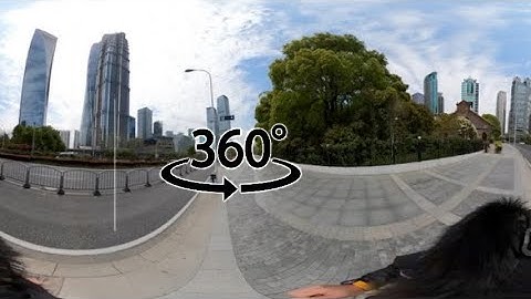 GoPro Max 360 Video Time Warp X5 speed Shanghai City Run