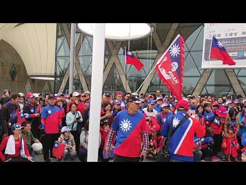 2020/1/1 貪食龍車隊與韓國瑜護衛隊計程車隊庶民們一起掃街拜票