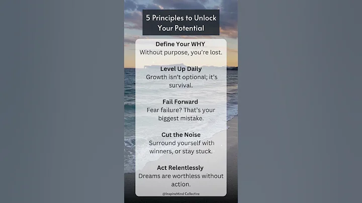 5 Principles to Unlock Your Potential