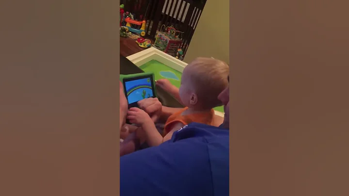 Giggling video baby .. Nosey Cat!
