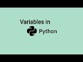 Variables in python.#python #variablesinpython 
